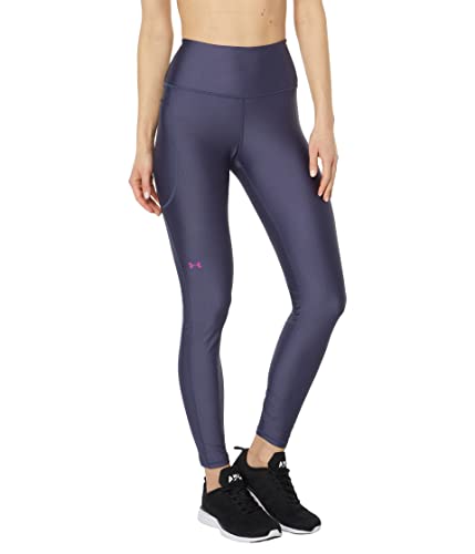 Image of Under Armour Womens HeatGear Armour High Waisted Pocketed No-Slip Leggings