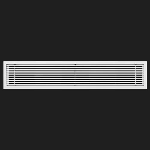 Grille d'aération linéaire 81,3x15,2 cm diffuseur pour plafond et mur - 2