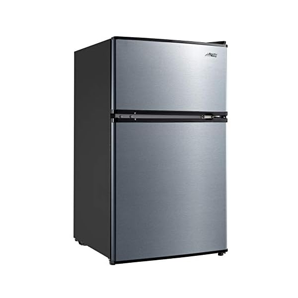 Arctic King ATMP032AES 3.2 Cu Ft Two Door Mini Fridge with Freezer