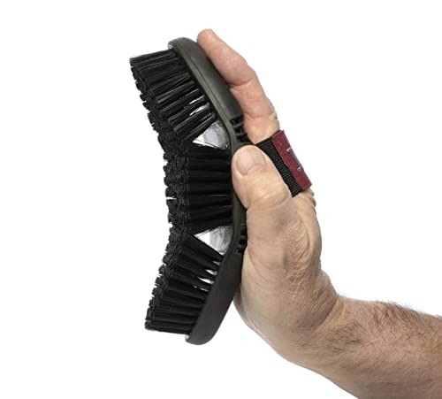 LeMieux-Flexi-Soft-Body-Brush-for-Horses-Black-Synthetic-Bristles-Ergonomic-Shape-One-Size