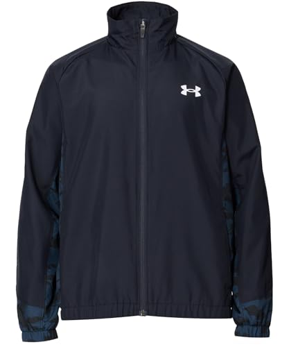UNDER ARMOUR(アンダーアーマー) トレーニングウーブンアウター UAトリコット ラインド プリント ウーブン フルジップ ジャケット ボーイズ