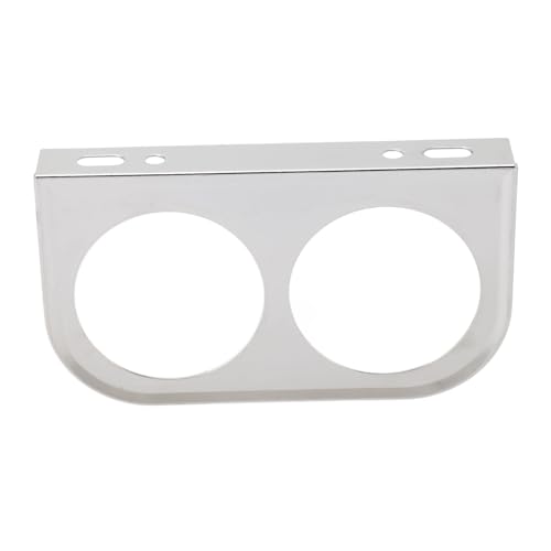 Hapivida Support de Montage de Compteur, Panneau de Jauge à 2 Trous, Pièces Automobiles en Métal, Coque Universelle de Tableau de Bord de 2 à 1/16 Pouces...