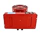 KIMISS Autoheizung, Auto-Lufterhitzer aus Aluminiumlegierung, 1000 W-1200 W, Tragbarer Windschutzscheiben-Entfroster, Sofortiges Heizen und Kühlen (rot) (12V)