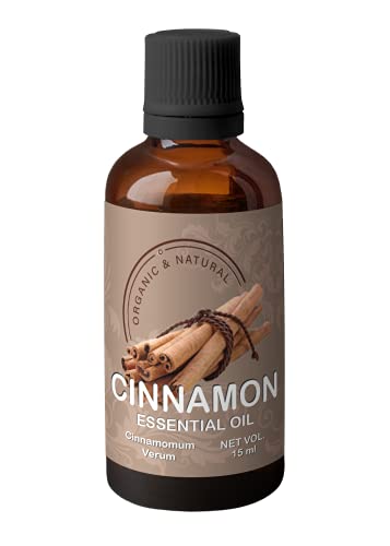 Image of Heilen Biopharm Cinnamon Essential Oils For Aromatherapy & Digestive support - 50 mL Per Bottle Pack of 1