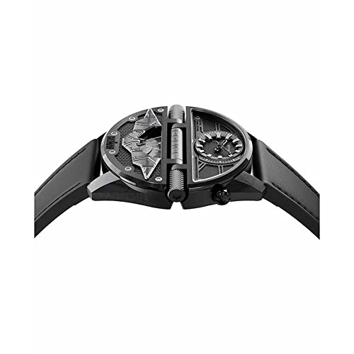 Image of Police Mens 50 x 32 mm The Batman - Limited Edition Black Dial Leather Analogue Watch (PLPEWJA2204901W)
