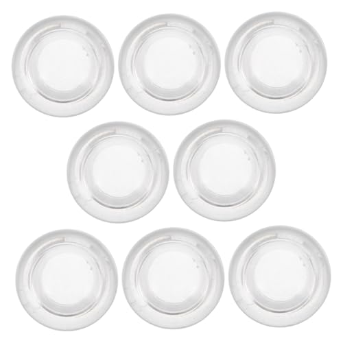 Wakauto Durability Visibility 8pcs Transparent Soap Dispenser Covers Liquid Dispenser Parts Bathroom Shampoo Accessories