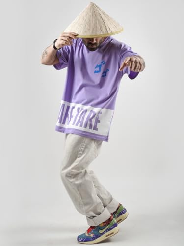 Image of ComicSense.xyz Unisex Anime Oversized T Shirts for Men and Women, Yare Printed 180 GSM Anime Drop Shoulder Tshirt