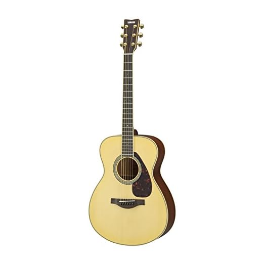 Yamaha L-Series LS6 Concert Size Acoustic-Electric Guitar - Mahogany, Natural