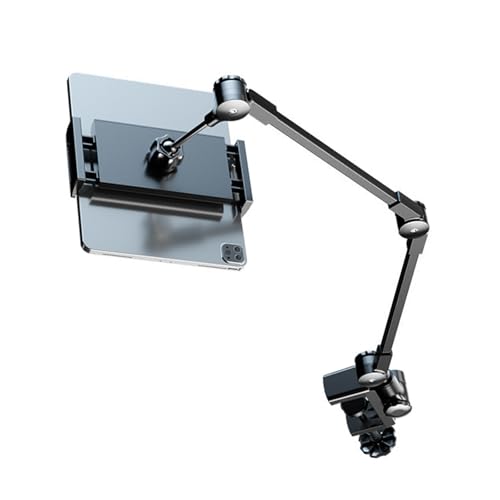 Support de téléphone col de cygne pour tablette avec pince multi-angle