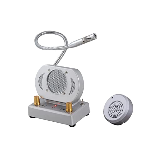 Altavoz de intercomunicación de Ventana, Sistema de intercomunicación para Empresas, Altavoz de intercomunicación de Contador de interfono para Tienda, Oficina, Hospital, Banco