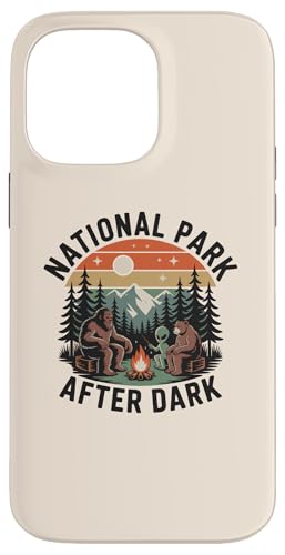 National Park Sasquatch Aliens Extraterrestrial Bear Camping �X�}�z�P�[�X iPhone 14 Pro Max �p
