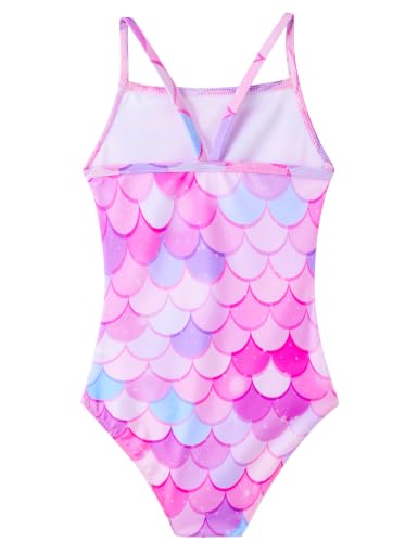 Image of Girls Swimsuits One-Piece Bathing Suits Multicolor Kids Sport Summer Beach Swimwear for 2-10 Years Old