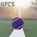 QSTDGVPW 6Pcs Tennis Balls Training Balls 6.4cm Diameter for Beginner Training for Enthusiasts Racquet Sports Activities, Purple