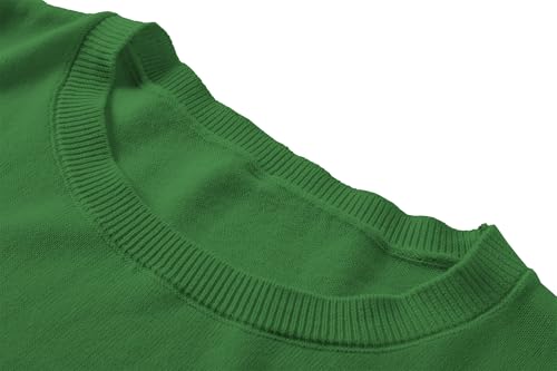 Image of SANGTREE Short Sleeve Sweater for Women Crewneck Summer Knit Tops | Summer Knit Pullover Tops.Perfect for Daily,Work,Home,Holiday,Travel,Shopping Etc.