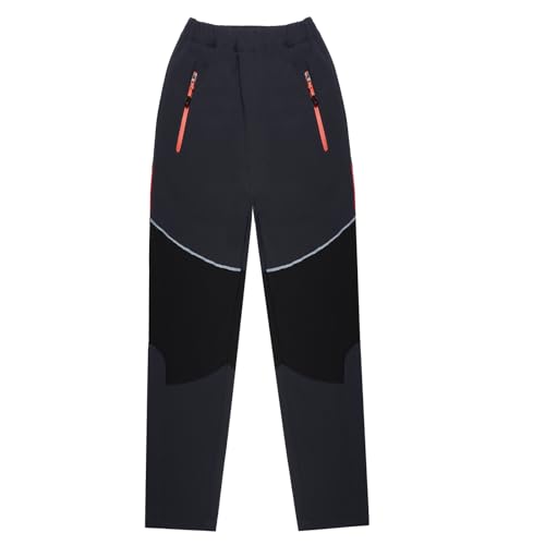 Pantalon de ski doublé softshell enfants pour les sorties à la montagne