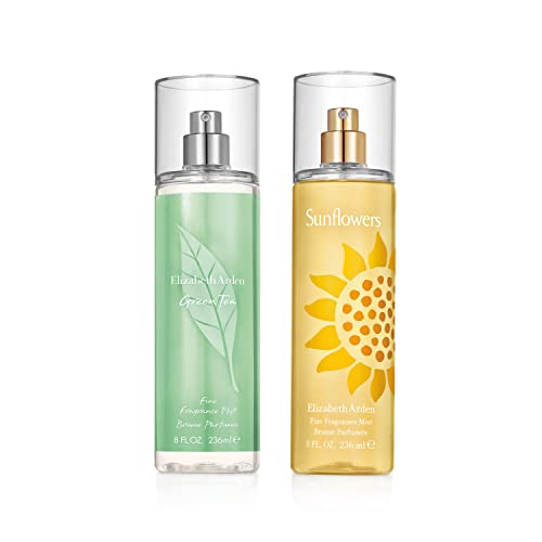 Duo Green Tea Elizabeth Arden Sunflowers coffret cadeau parfait avec vaporisateur