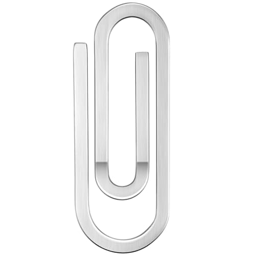 Stainless Steel Money Clip Slim Silver Cash Holder for Men and Women 2.56 X 0.98 X 0.08 Inch Ideal for Home and Everyday Use