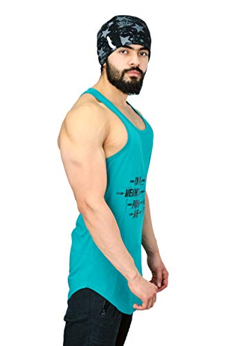 Men's Spartan Quote Arc Stringer Stringer Tank Tops for Men Gym Vest for Men Sleeveless