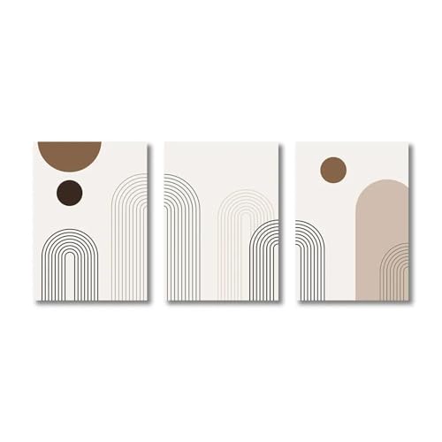 Imprimés de style nordique moderne avec lignes épissées noires - 2