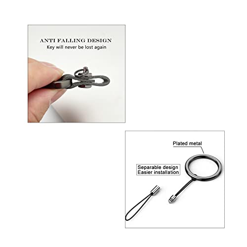 Tandrive 2Pcs Silicone Key Card Holder Case Compatible With Tesla Model 3 And Model Y，Key Protector Cover Accessories, Black And Pink #TOP4