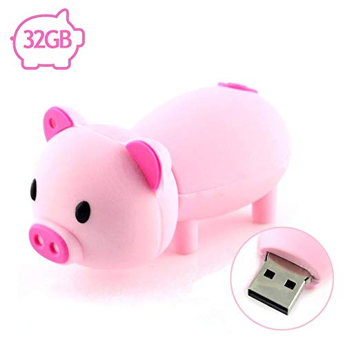 Memory Stick Clé USB 2.0 en Forme de Cochon pour Ranger la Date 32 Go Cover