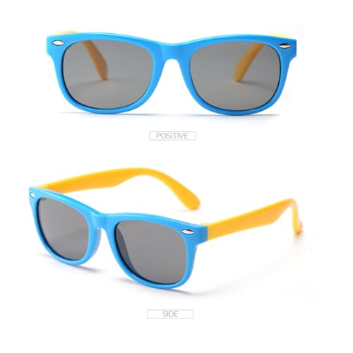 Polarized Red Frame Classic Kid Sun Glasses2