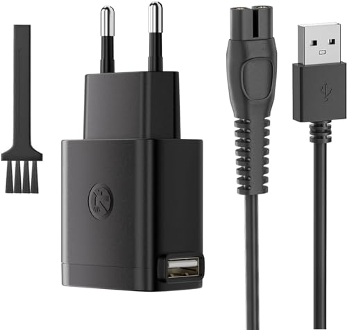 Newding 5V Ladekabel Kompatibel mit Philips One Blade Pro 360 QP2824 QP2734 QP6652 BG7480 BG5485 MG7931 MG7961 XP9401 Ladegerät Rasierer Bodygroom Multigroom Series 9000 7000 5000 3000 Charger Kabel