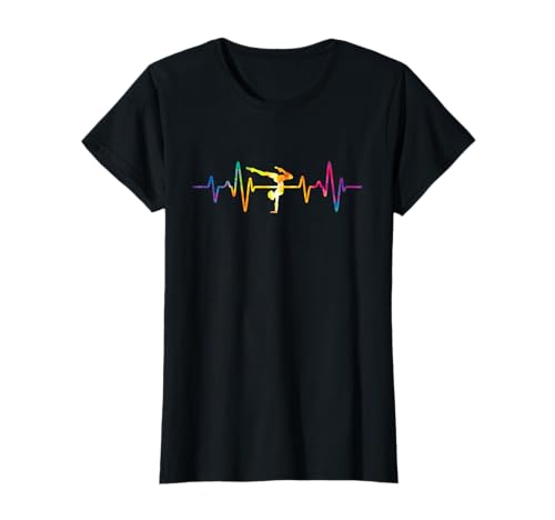 Maglia Ginnastica Battito Cardiaco Ginnastica Artistica Maglietta