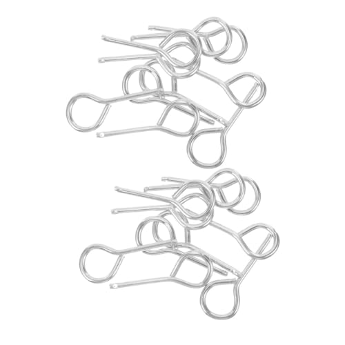 Happyyami 120個 消火器用鉄製ロックピン プルピン設計で 確保 長持ち耐久性 火災対策用消火器ロックシール業務用交換部品