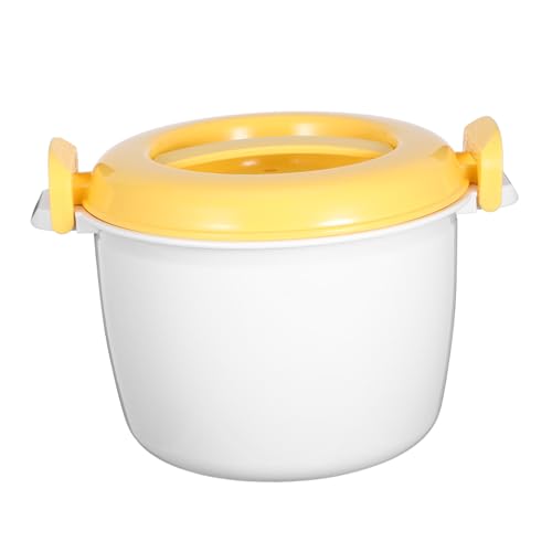 CLISPEED 電子レンジ対応フードコンテナ 多機能蒸し調理器 食品グレードプラスチック製 ダブルベント設計 蒸気排出簡単 家用ランチボックス
