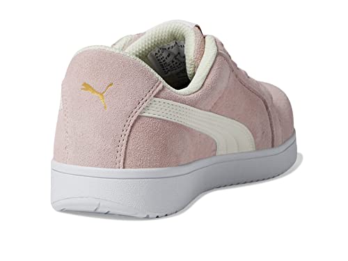 Image of Puma Safety Iconic Suede Women's Fiberglass Toe El Industrial Shoe, Pink Eh, 7.5