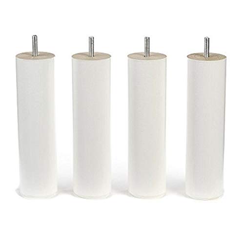 Piedi di letto, 20 cm bianco