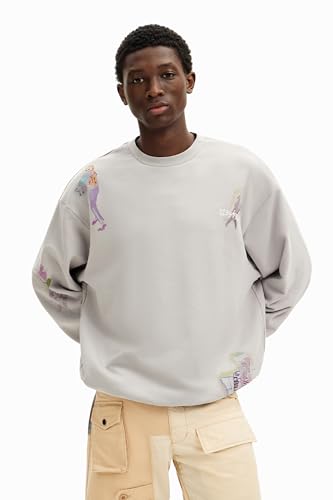 Sweat à manches longues Desigual en tricot idéal pour le week-end