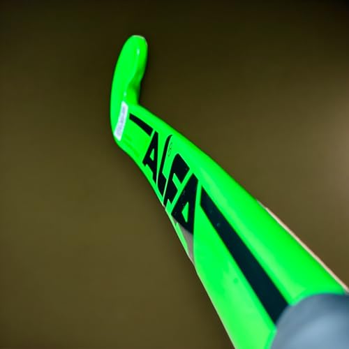 Image of A L F A Y30 Limited Edition Carbon, Kevlar and Glass Fibre Composite Hockey Stick with Stick Bag (Green, 37 Inches)
