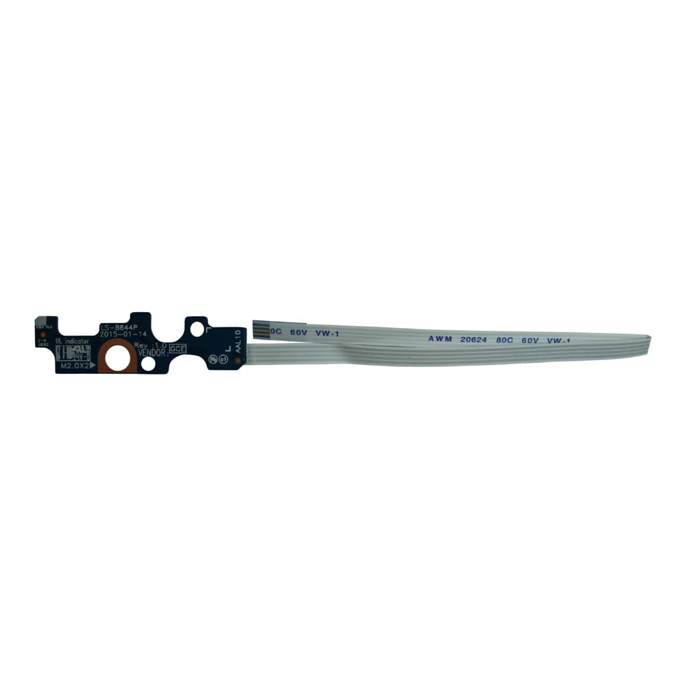 Power4Laptops Replacement Laptop Power Button Board with Cable Compatible with Dell Inspiron 5455