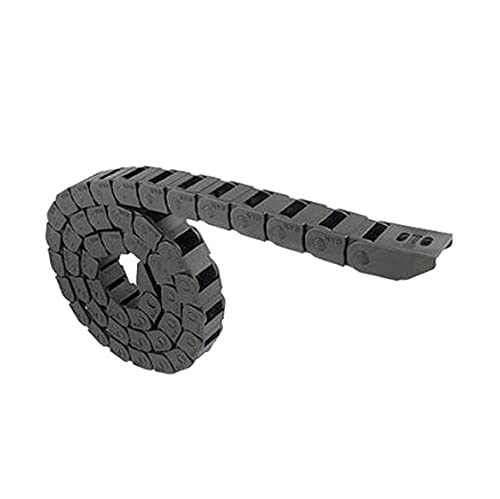 1M 1818 mm R38 Plastic Cable Drag Chain for CNC Machine Inner Diameter Opening Cover PA66