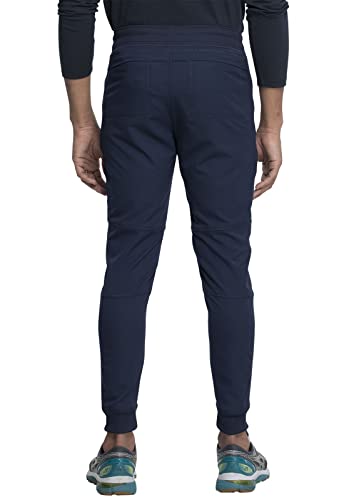Dickies Men's Jogger Natural Rise 5 Pockets Elastic Waistband with Interior Self Drawstring Plus Size DK111, 5XL, Navy4