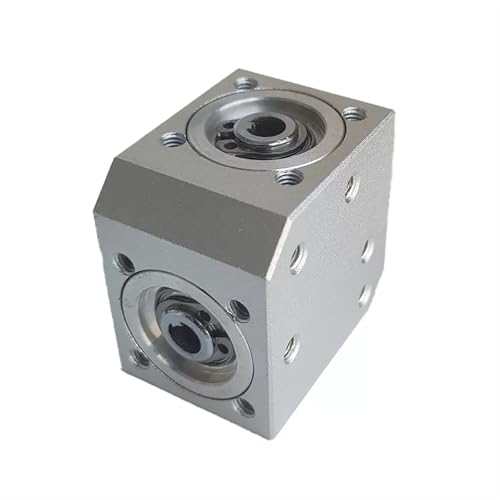 Angle Steering 1pcs Horizontal Commutator 6mm Diameter Shaft Hole Aluminum Gearbox Case 1 Module 20 Teeth Right Angle Steering Gear Driving Change