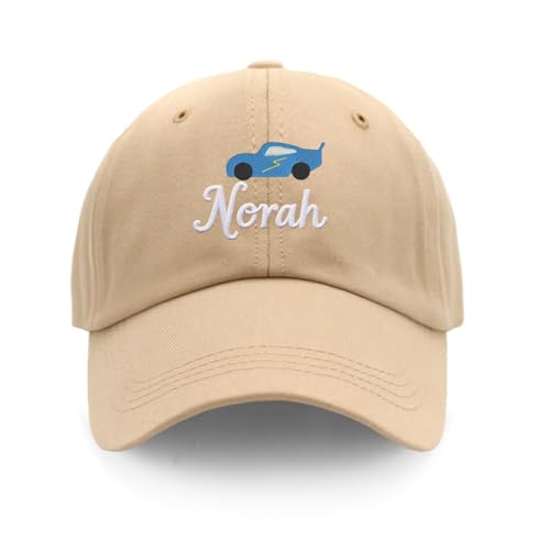 Image of Personalized Baby Infant Baseball Cap Custom Boys Girls Embroidered Sun Hat Custom Trucker Hats for Toddler Kids