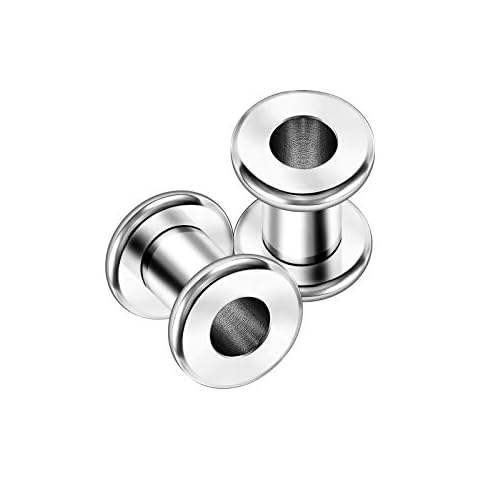 BanaVega Surgical Steel 4g Tunnel Earrings Cover