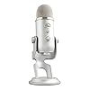 Logitech for Creators Blue Yeti Microfono USB per Registrazione, Streaming, Gaming, Podcasting su PC e Mac, Mic a Condensatore per Laptop o Computer, Effetti Blue VO!CE, Stand Regolabile - Argento