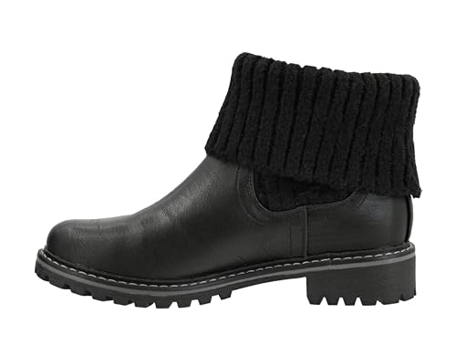 Corkys Footwear Women's Quiver Ankle Boot – With A Slip-On Design, Stylish and Durable Lug Sole, Sock Top Upper, and EVA Cushioned Insoles for All-Day Comfort