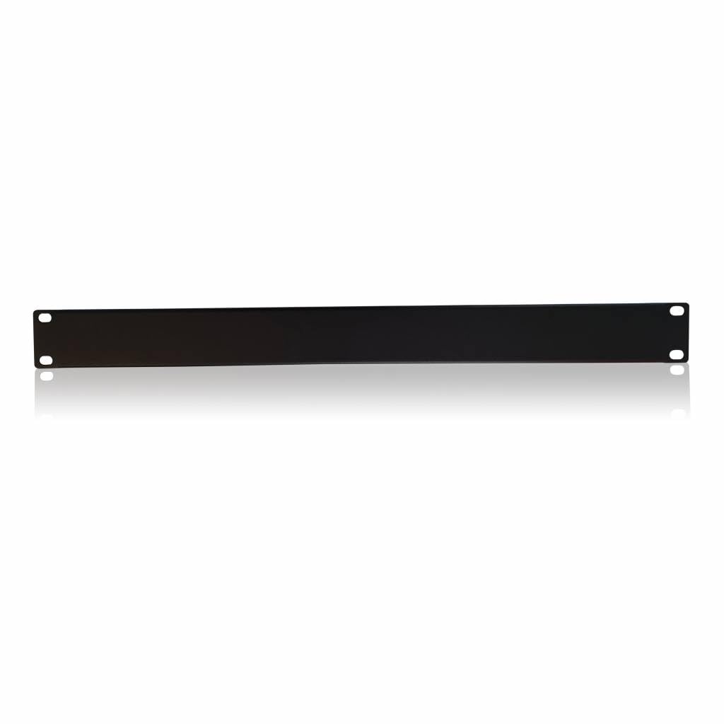 Logilink 19 Zoll Solid White Panel 1U, Black