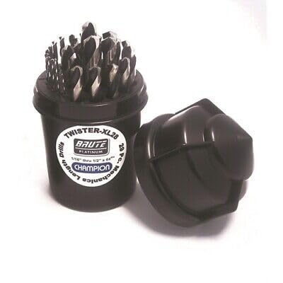 TWISTER-XL28 Quality Model Fits for Champion TWISTER-XL28 15 Piece Mechanics Length Drill Bit Set