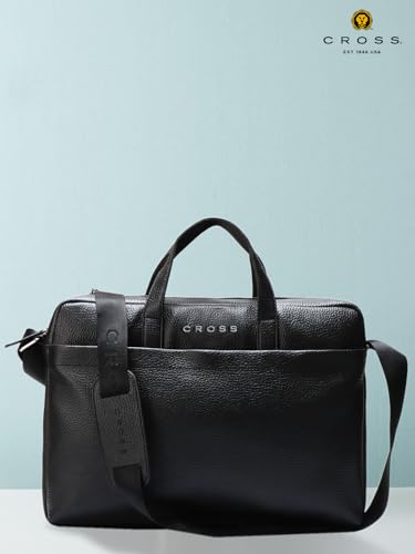 Image of Cross Unisex Black Jude Stylish 15 Inch Laptop Bag