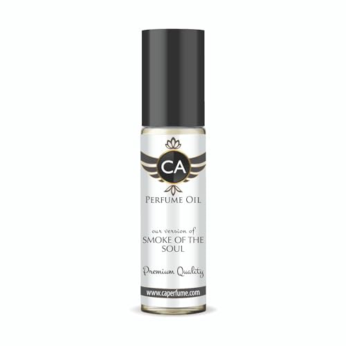 CA Perfume Impression of Smoke Of The Soul Unisex Fragrance Oil Woody Aromatic Scent Long Lasting Perfumes for Women &amp; Men Travel Size TSA Ready Mini Parfum Body Oil Roll-on 0.33 Fl Oz 10ml