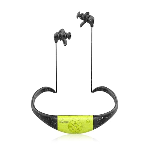Tayogo Waterproof Mp3 Player for Swimming, IPX8 8GB Swimming Headset, Silicone Coated Waterproof Music Player, 20H Playing time, Underwater Mp3 Player Perfect for Swimming (Green(2nd Generation))