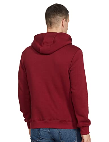 Image of Amazon Brand - Symbol Men's Cotton Blend Hooded Neck Regular Fit Sweatshirt