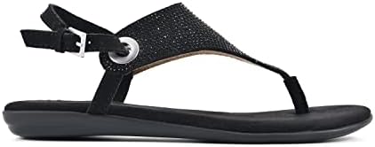WHITE MOUNTAIN Shoes London 2 Women's Sandal, Black/Multi, 7 M | Image 1