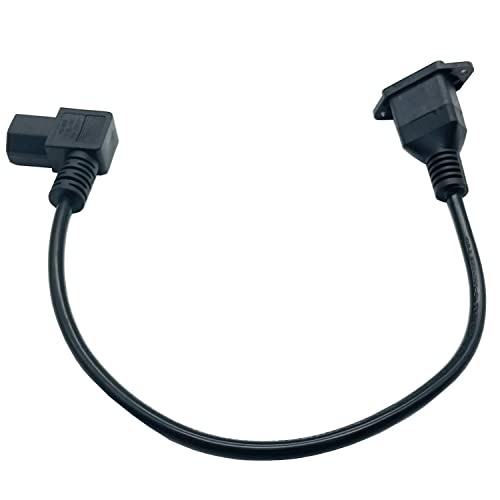 Evite dobleces peligrosos con el conector IEC 320 C13 a C14 angular para rack y servidores 7